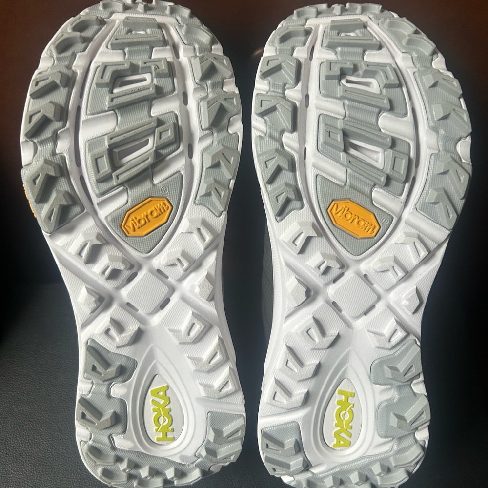 Hoka One One Gray and Blue Sneakers U Mafate Three 2 - Picture 3 of 4